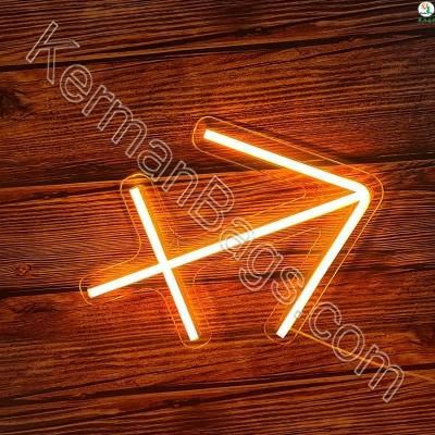 چراغ دیواری نئون وانکسینگ مدل NEON-SAGITTARIUS