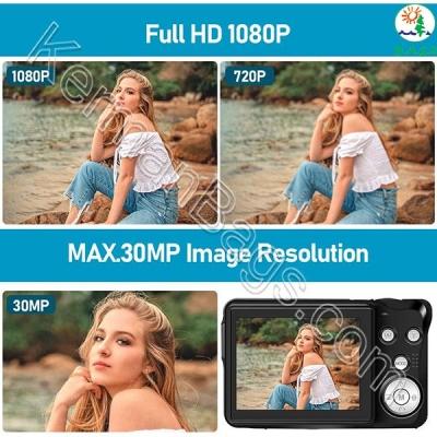 دوربین دیجیتال مدل FHD-1080P 30MP به همراه لنز 8X