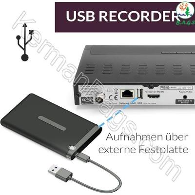 گیرنده دیجیتال DVB-T اورو مدل HRM 7670 TWIN