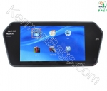 7-inch monitor mirror with two front-facing camera and rear-wheel drive Hd