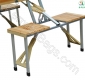 میز و صندلی آلومینیومی و چوبی تاشو خودرو